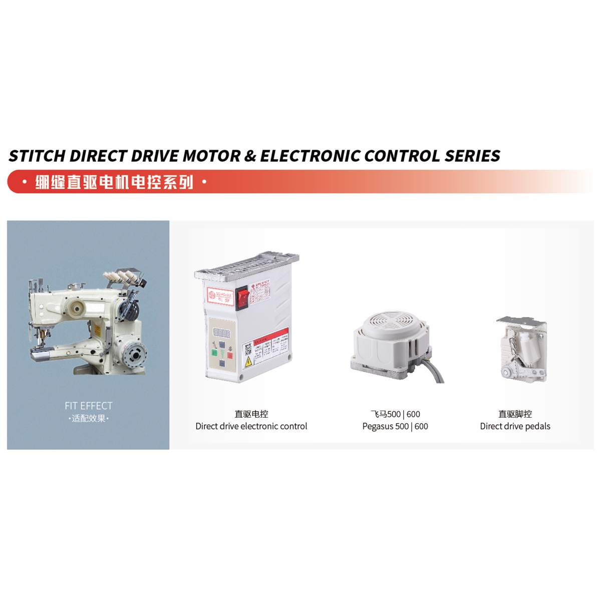 STITCH DIRECT DRIVE MOTOR & ELECTRONIC CONTROL SERIES